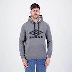 Blusão de Moletom com Capuz Umbro Essential - Masculino CINZA