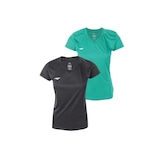 Kit Camiseta Penalty X Esportiva - 2 Unidades - Feminina PRETO/VERDE