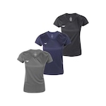 Kit Camiseta Penalty X Esportiva - 3 Unidades - Feminina CHUMBO