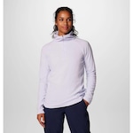 Blusão Columbia Fleece Glacial Iv 1/2 Zip Snowdrift - Feminino BRANCO/ROXO CLA