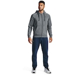 Jaqueta de Moletom Under Armour Rival Fleece - Masculina CINZA ESCURO