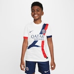 Camisa Paris Saint-Germain Ii 2024/25 Torcedor Pro Nike - Infantil BRANCO