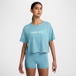 Camiseta Nike Pro Cropped - Feminina AZUL