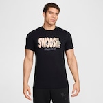 Camiseta Nike Dri-Fit Swoosh - Masculina PRETO