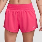 Short Nike One - Feminino Rosa/Ouro