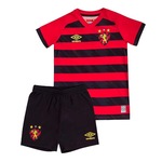 Conjunto do Sport I 2021/22 Umbro - Infantil VERMELHO