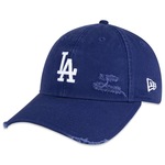 Boné Aba Curva New Era 920 Los Angeles Dodgers Destroyed - Strapback - Adulto AZUL