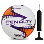 Bola Society Penalty Líder Xxiv + Bomba de Ar BRANCO