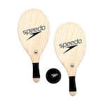 Kit Raquete + Bola Speedo - Frescobol PRETO