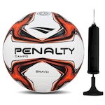 Bola Campo Penalty Bravo Xxiv + Bomba de Ar BRANCO