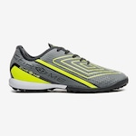 Chuteira Society Umbro Chrome - Adulto CINZA/VERDE