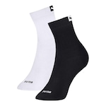 Meia Cano Médio Puma Esportiva - 2 Pares - Feminina BRANCO