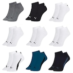 Kit Meia Puma Sapatilha Esportiva - 9 Pares - Masculina BRANCO