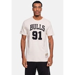 Camiseta Mitchell & Ness Chicago Bulls Dennis Rodman - Masculina BEGE