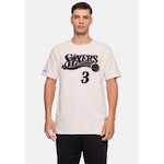 Camiseta Mitchell & Ness Allen Iverson - Masculina BEGE