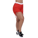 Shorts Orbis Fitness Cintura Alta Regulagem Lateral - Feminino LARANJA