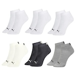 Kit Meia Puma Sapatilha Esportiva - 6 Pares - Masculina CINZA