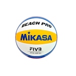 Bola de Volei de Praia Mikasa Bv550C Padrao Fivb AMARELO/AZUL