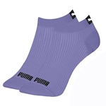 Meia Sapatilha Puma Logo - 2 Pares - Feminina Lilas