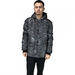 Jaqueta Puffer Quiksilver Heritage Masculina PRETO