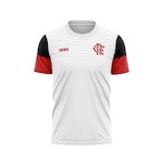 Camiseta do Flamengo Braziline 1895 - Masculina BRANCO/VERMELHO