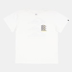 Camiseta Quiksilver Vertical Logos Plus Size - Masculina BRANCO