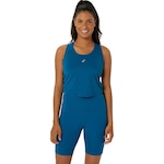 Camiseta Regata Asics Road Crop - Feminina AZUL