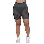 Bermuda Orbis Fitness Recortes Fio Brilhante - Feminina VERDE