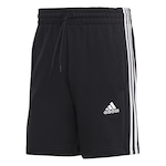 Short adidas Essentials 3-Stripes - Masculino PRETO/BRANCO