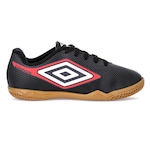 Chuteira Futsal Umbro Cannon Jr - Infantil PRETO