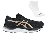 Tênis Asics Gel Hypersonic 5 + Meia - Feminina PRETO/ROSA