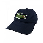 Boné Aba Curva Lacoste Crocodilo Grande - Strapback - Adulto AZUL ESCURO