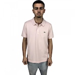 Camisa Polo Lacoste Básica - Masculina ROSA CLARO