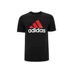 Camiseta adidas Big Logo - Masculina PRETO/VERMELHO