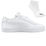 Kit Tênis Puma Jada Bdp + Meia - Feminino BRANCO