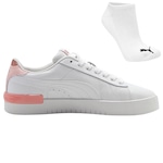 Kit Tênis Puma Jada Bdp + Meia - Feminino BRANCO/ROSA CLA