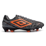 Chuteira de Campo Umbro Gravity - Adulto CINZA/LARANJA