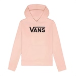 Blusão de Moletom Vans Flyng V Hoodie Gr Chintz - Infantil ROSA/PRETO