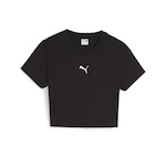 Camiseta Puma Baby Look Dare To - Feminina PRETO