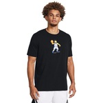 Camiseta Masculina Under Armour Curry Range Heavyweight - Under Armour - Masculino PRETO