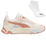 Tênis Puma Trinity + Par de Meia - Feminino ROSA/BRANCO