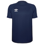 Camiseta Umbro Tradicional Tape - Masculina AZUL ESC/BRANCO