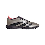 Chuteira Society adidas Predator League - Adulto CINZA