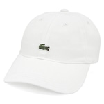 Boné Aba Curva Lacoste Rk4312 Core Essentials - Strapback - Adulto BRANCO