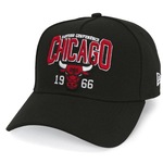 Boné Aba Curva New Era 9Forty A-Frame Nba Sport Chicago Bulls - Snapback - Adulto PRETO