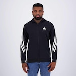 Jaqueta Moletom adidas Três Listras Future Icons - Masculina PRETO