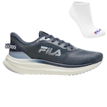 Tênis Fila Racer Sky e Meia - Masculino AZUL ESC/BRANCO