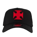 Boné New Era 940 A-Frame Vasco da Gama - Snapback - Adulto PRETO/VERMELHO