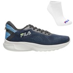 Tênis Fila Fulltime e Meia - Masculino AZUL ESC/BRANCO