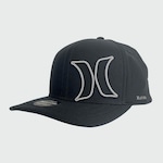 Boné Aba Curva Hurley Over Icon - Snapback - Adulto PRETO